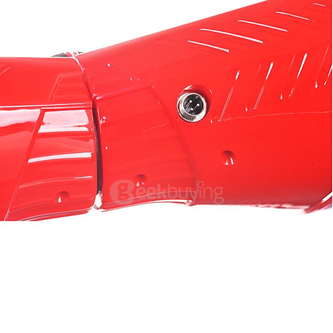 4400MAH Dual Wheels Self Balancing Scooter Electric Drifting Board with Bluetooth Speaker and LED - Red and Black