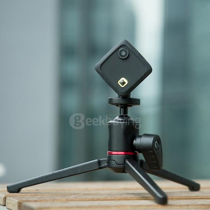 Foream Compass Mini WiFi Action Camera Ambarella A7 8.0MP CMOS Image Sensor 78 Degree View Angle 750mAh Battery - Black