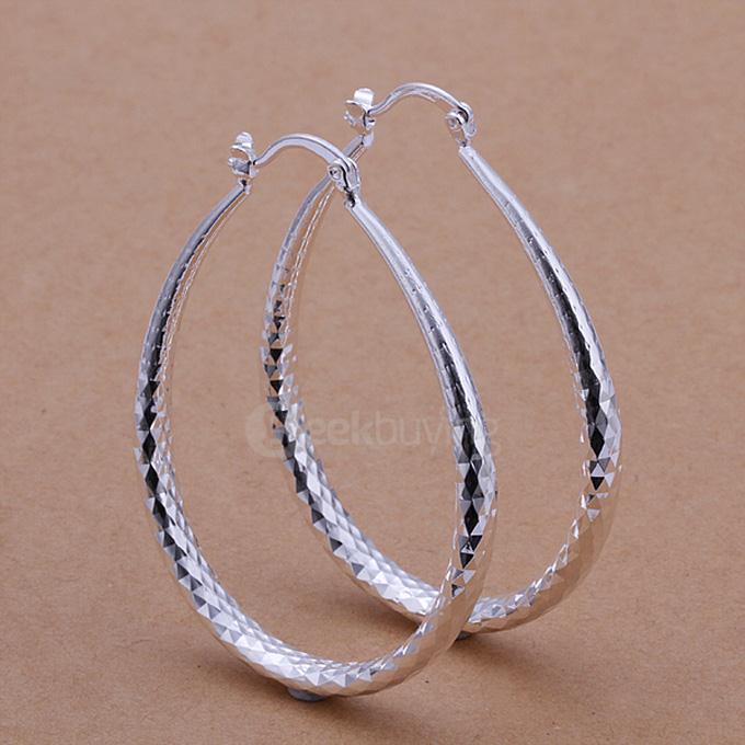 Fashion Silver Round Earrings Ear Pendants