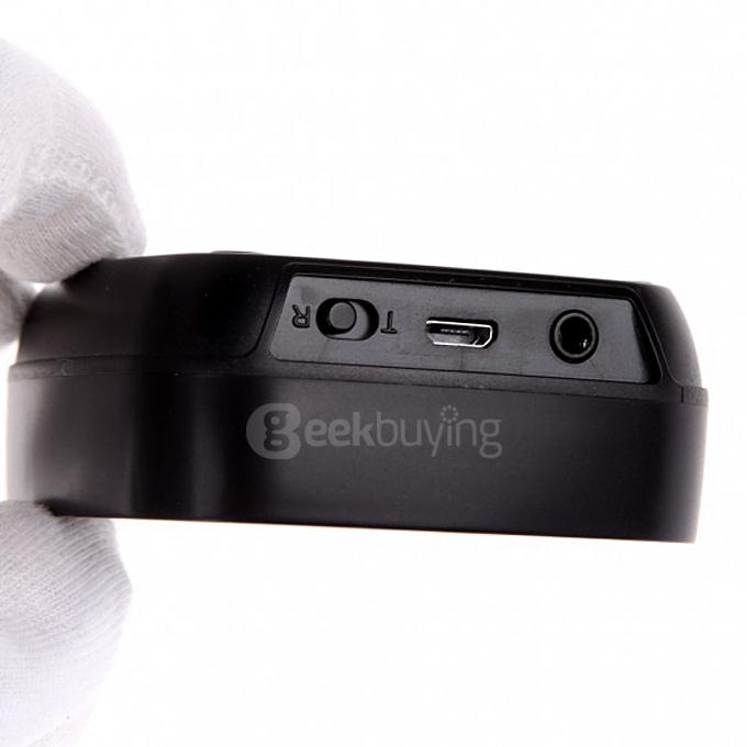 Bluetooth 4.0 Stereo Music Receiver Transmitter Aptx Wireless Audio Receiver Adapter for Headphones Car TV - Black