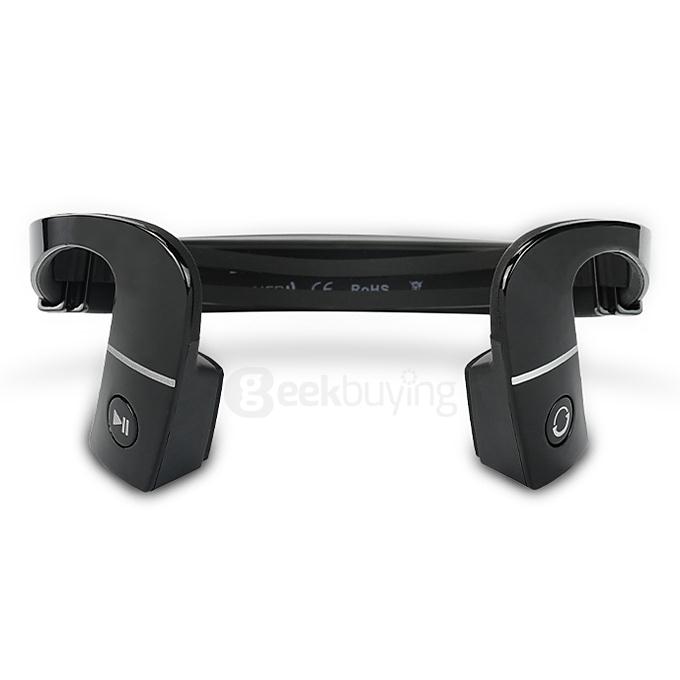 LF-18 NFC Bone Conduction Bluetooth Headset Stereo Headphone Earphone - White