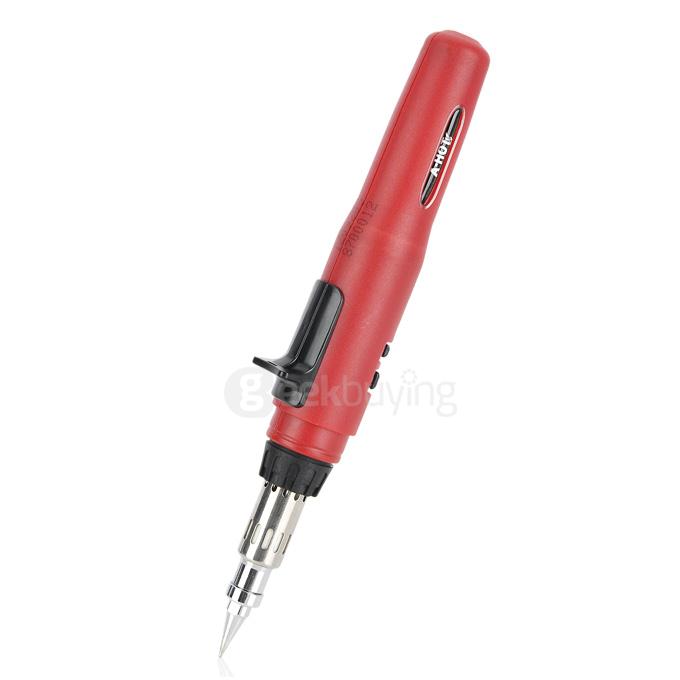 A-HOT PT-180 1300 Degrees Gas Brazing Iron Soldering Iron 7.5mL - Red