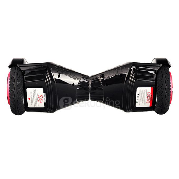 4400MAH Dual Wheels Self Balancing Scooter Electric Drifting Board with Bluetooth Speaker and LED - Black and Red