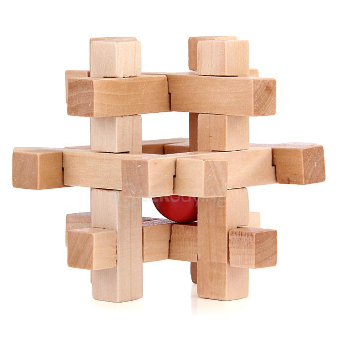 Ball Finding Game Ru Bun Lock Children Puzzle Toy Building Blocks