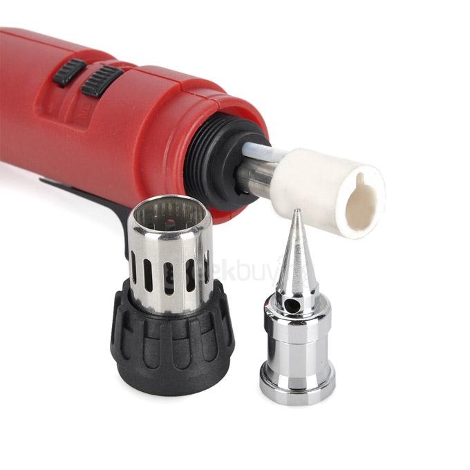 A-HOT PT-180 1300 Degrees Gas Brazing Iron Soldering Iron 7.5mL - Red