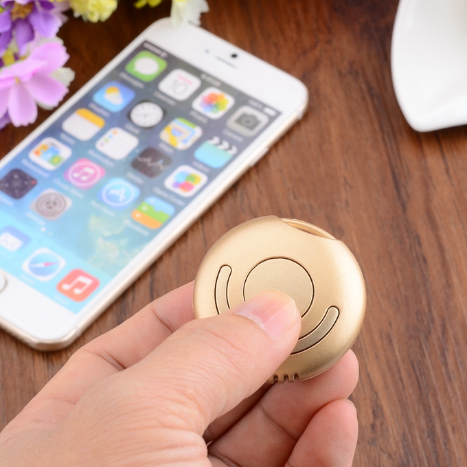 HAVIR HV-100 Mini Wireless Bluetooth Anti-lost Alarm for iPhone 4S/5/5S/5C/iPad Mini/iPad 3/iPad 4/iPad Air/iPod Touch 5 - Gold