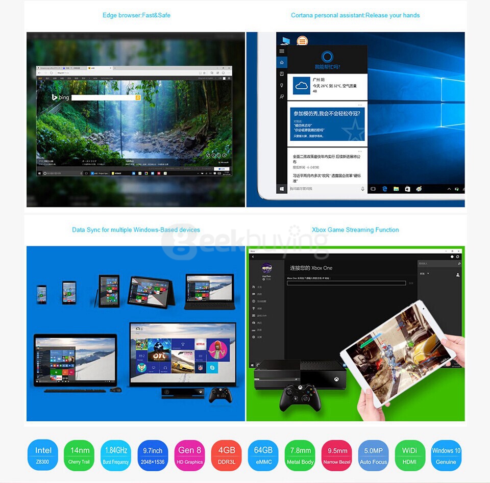 Teclast X98 Plus Windows10 4GB/64GB 9.7