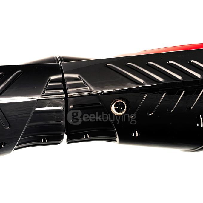 4400MAH Dual Wheels Self Balancing Scooter Electric Drifting Board with LED - Black and Red