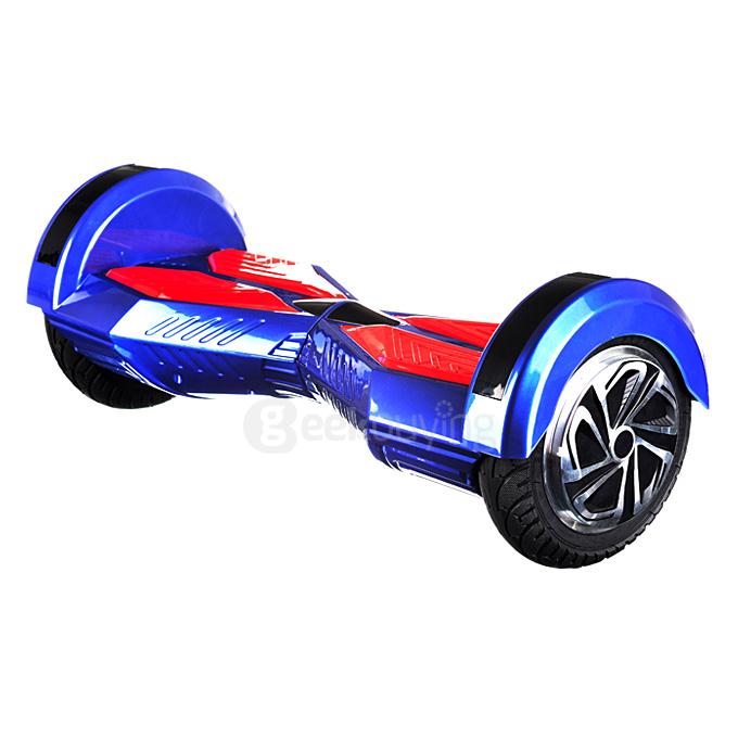 4400MAH Dual Wheels Self Balancing Electric Scooter Drifting Board with Bluetooth Speaker and LED - Red and Blue