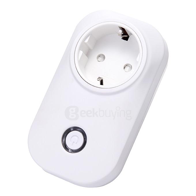 SDW-001PL WIFI Smart Home Wall Socket AC 110-265V 10A for iPhone Android EU Plug - White
