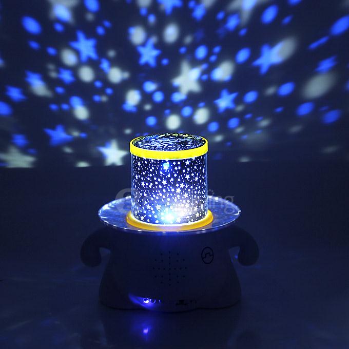 Baymax Lovely DIY Doodling Projection Lamp Battery Powered Bluetooth Speaker Projector Romantic Baymax Lamp