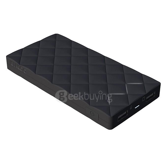 Kinkoo® Infinite Nova 10500mAh Multi-Output Power Bank External Battery for iPhone/iPad/Samsung/Mobile Devices - Black