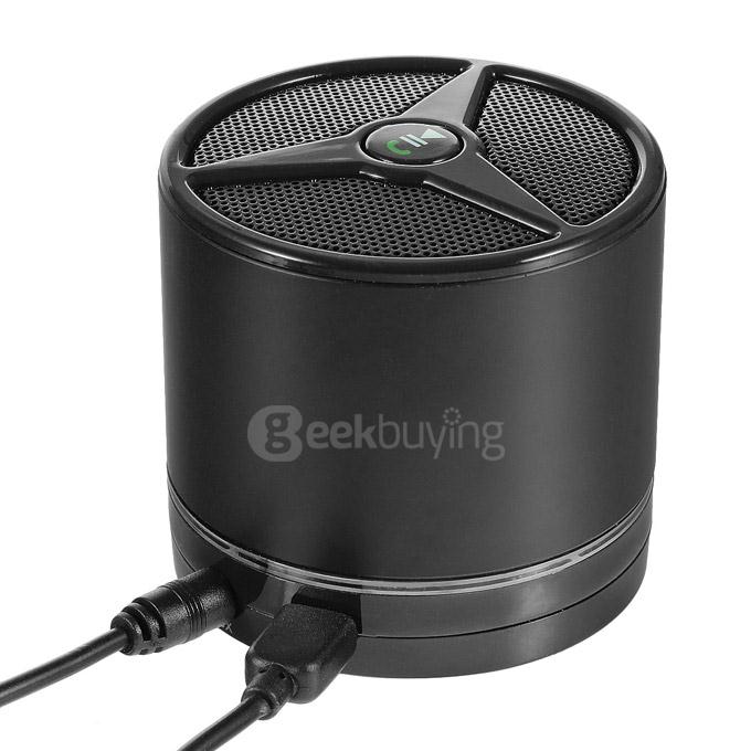 W-KING W6 Portable Wireless Bluetooth Metal Speaker w/TF Card Reader & Hand-free Phone Call - Black