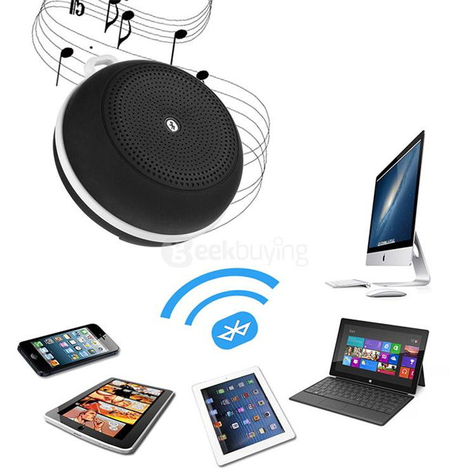 Y3 Portable Mini Wireless Bluetooth V4.0 Outdoor Handsfree Speaker Car Music Player w/ Mic TF - Black