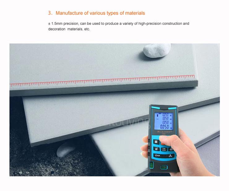 Mileseey X6 100m Handheld Rangefinder Laser Distance Meter Digital Laser Range Finder