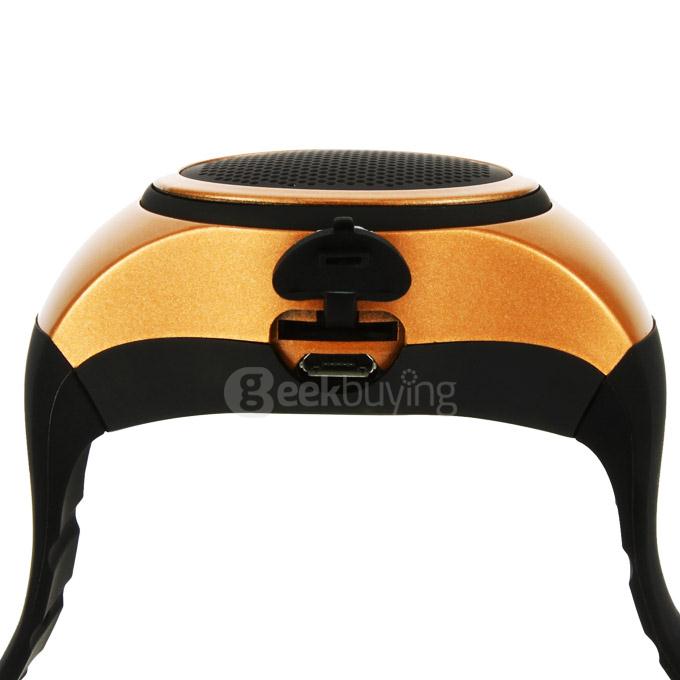 B20 Smart Wearable Bluetooth Speaker Sports Music Player Wireless Anti-lost Wristband - Gray