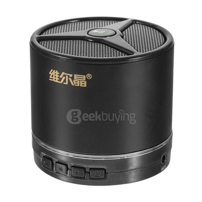 W-KING W6 Portable Wireless Bluetooth Metal Speaker w/TF Card Reader & Hand-free Phone Call - Black