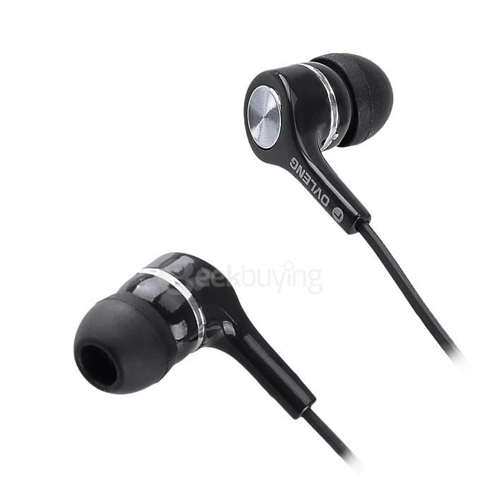 OVLENG OV-IP530 In-Ear Professional Moving Coil Earphones w/ Mic for Mobile Phone - Black