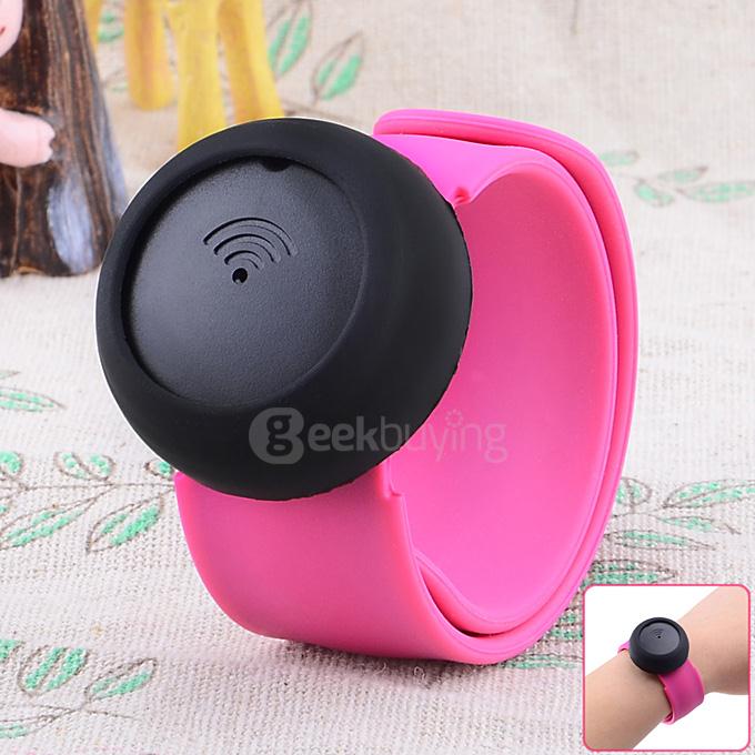 Havir HV-102 Bluetooth Smart Finder Bidirectional Children Anti-lost Alarm with Wrist Band - Rose