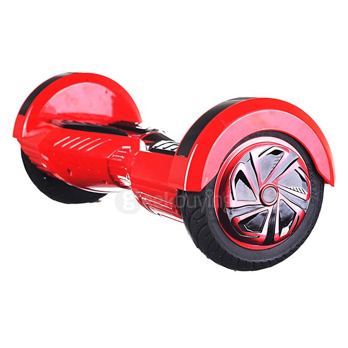 4400MAH Dual Wheels Self Balancing Scooter Electric Drifting Board with LED - Red and Black