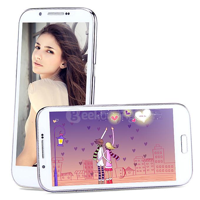 Star N7189 5.3inch FWVGA screen MTK6589 Quad Core Smart Phone 1G+4G 8.0MP Camera Android 4.2 OS with 3G/GPS - White
