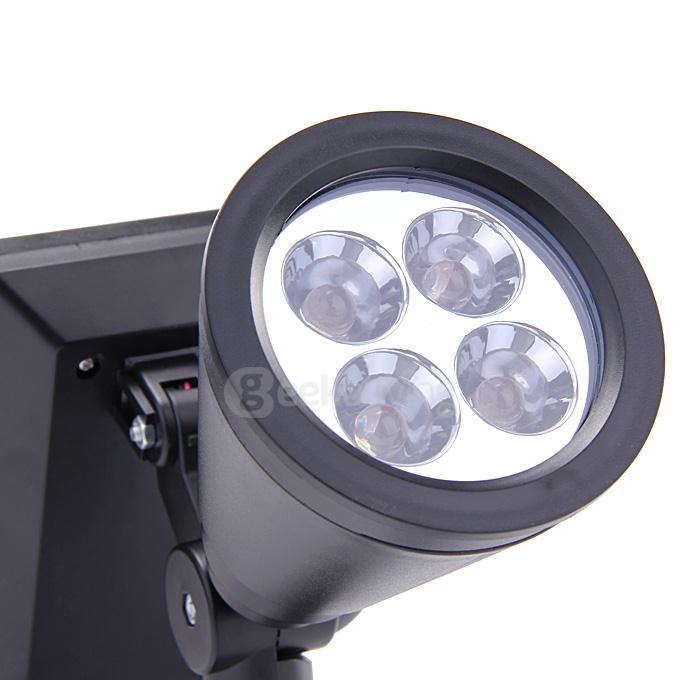 IP68 Waterproof Solar Powered Spotlight 2W 6500K 200LM Spot Light Lamp Pool Light