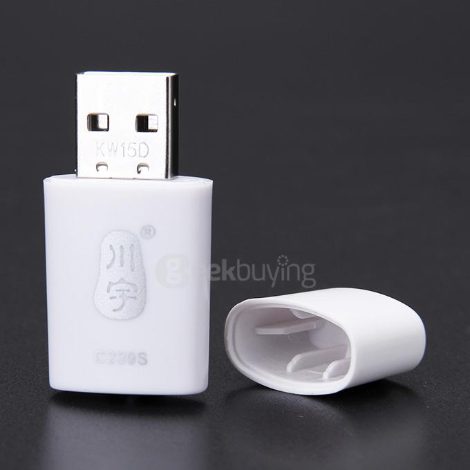 Kawau C239s MicroSDXC Card Reader Memory TF Card Reader Maximum 64GB - White