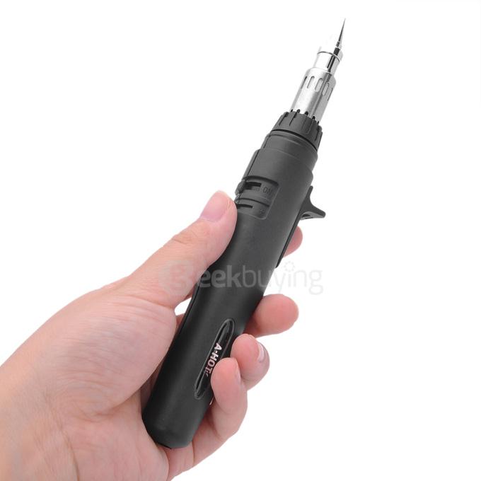 A-HOT PT-180 1300 Degrees Gas Brazing Iron Soldering Iron 7.5mL - Red