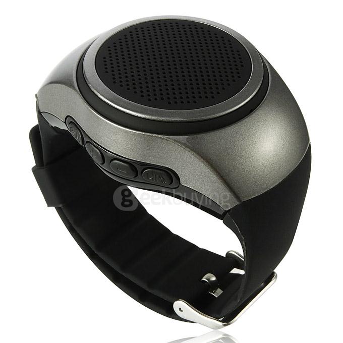 B20 Smart Wearable Bluetooth Speaker Sports Music Player Wireless Anti-lost Wristband - Black
