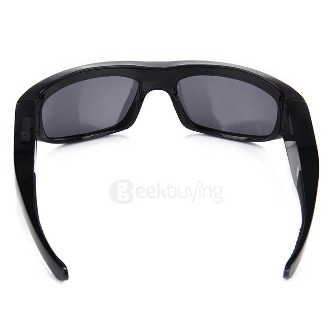 MS4 Polarized UV400 Bluetooth Sunglasses HD 720P Camera Video Recoder with 8GB SD Card - Black