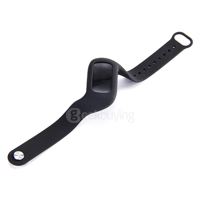 SWB01 Bluetooth 4.0 Smart Sports Bracelet OLED Display Screen for Smartphone with Pedometer Sleep Monitor Alarm Fitness Tracker - Black