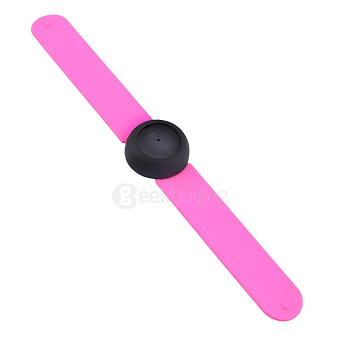 Havir HV-102 Bluetooth Smart Finder Bidirectional Children Anti-lost Alarm with Wrist Band - Rose