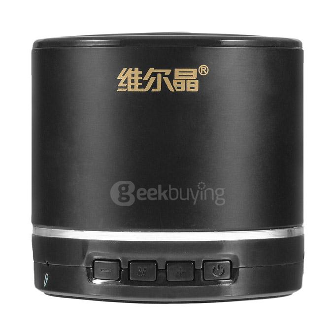 W-KING W6 Portable Wireless Bluetooth Metal Speaker w/TF Card Reader & Hand-free Phone Call - Black
