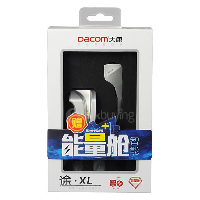 Dacom XL Bluetooth Wireless Headphones Music Headset Handsfree Car Driver Earphone HD Microphone - Silver