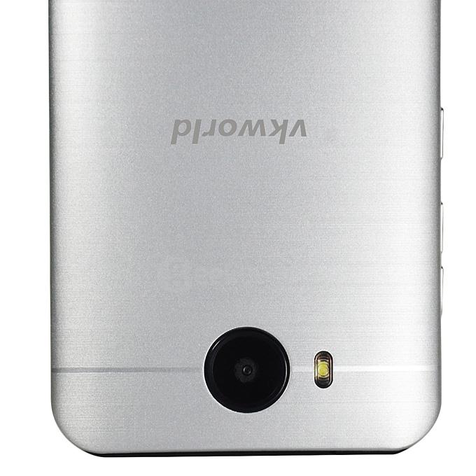 VKWORLD VK800X 5.0inch IPS HD Screen Android 5.1 1GB 8GB Smartphone MTK6580 1.3GHz Quad Core 8.0MP+5.0MP Cameras - Silver