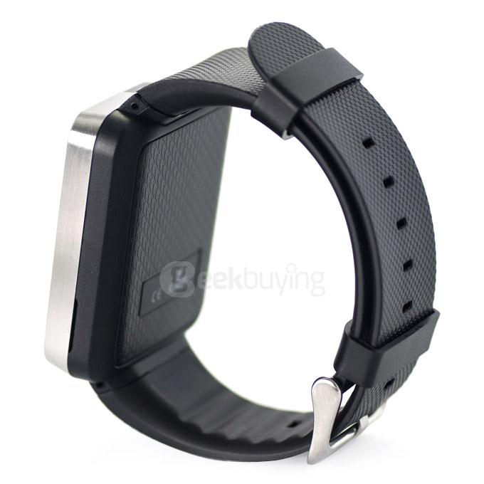 F1 MTK6260A Bluetooth Smart Watch GSM Phone Waterproof Wristwatch Sync Call SMS Pedometer Camera for Smartphone - Silver