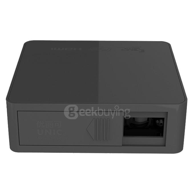 UC50 Mini DLP LED FHD Projector HDMI 1080P 800LM Home Theater Beamer Multimedia Video Player AV USB TF - Black