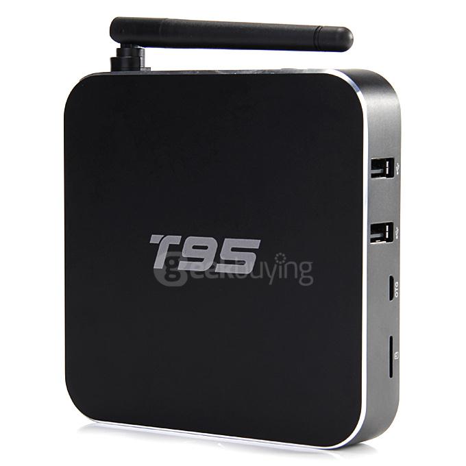 T95 Amlogic S905 4K TV BOX Quad Core 1G/8G 2.4G WIFI KODI Pre-installed H.265 OTG HDMI 2.0 3D