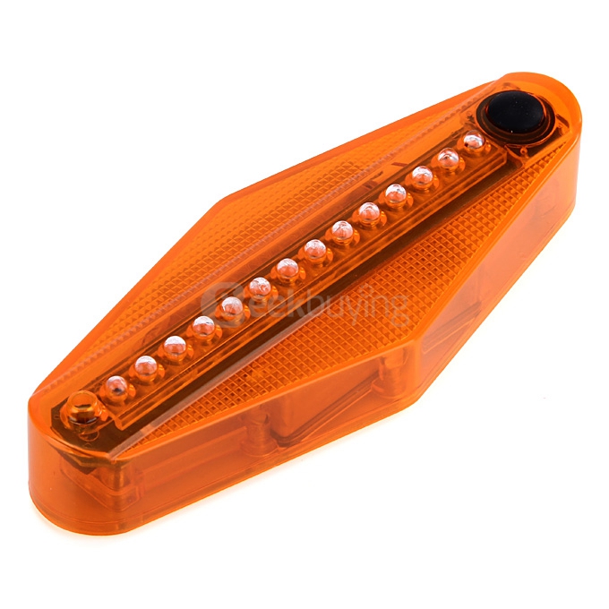 CHT-0309 14 LED 40 Design Patterns Bike Bicycle Wheel Spoke Light - Orange