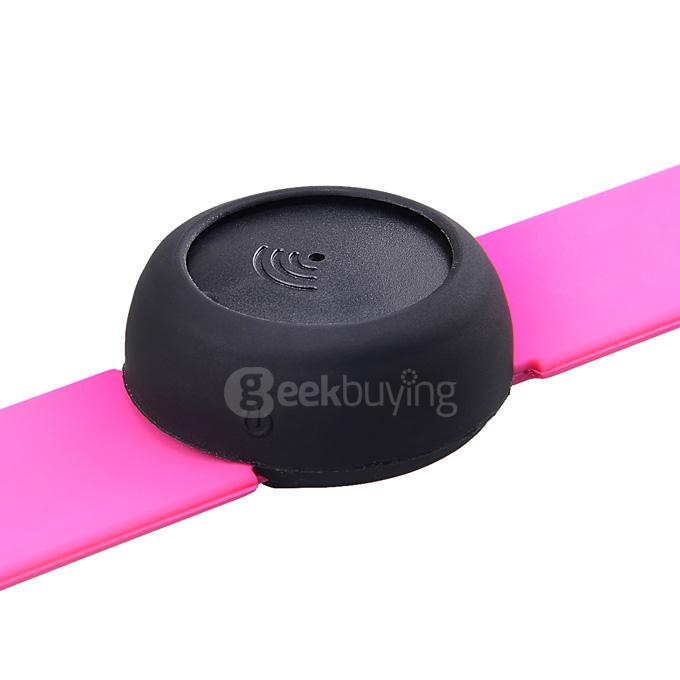Havir HV-102 Bluetooth Smart Finder Bidirectional Children Anti-lost Alarm with Wrist Band - Rose