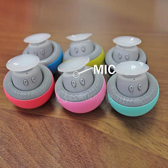 Portable Creative Mushroom Style Mini Bluetooth Speaker - Red