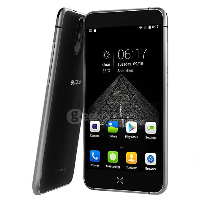 BLUBOO X9 4G LTE 5.0inch FHD Android 5.1 3GB 16GB Smartphone 64bit MTK6753 Octa Core Fingerprint Scanner - Silver Edge