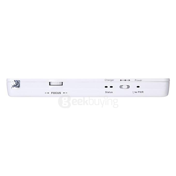 SONEED SP-1200W Wi-Fi Mini Multimedia DLP Projector 2500mAh Power Bank EZcast EZMirror EZair for iOS Android Mac Windows
