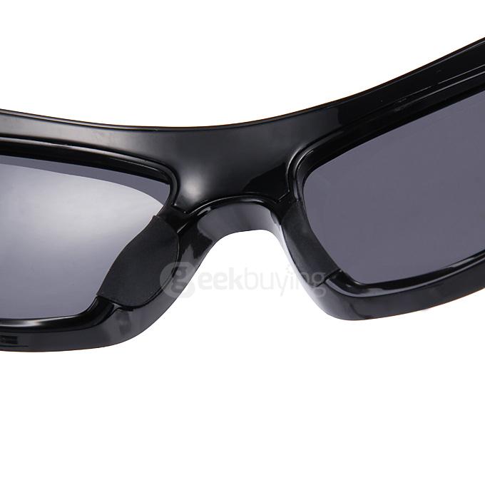 MS4 Polarized UV400 Bluetooth Sunglasses HD 720P Camera Video Recoder with 8GB SD Card - Black