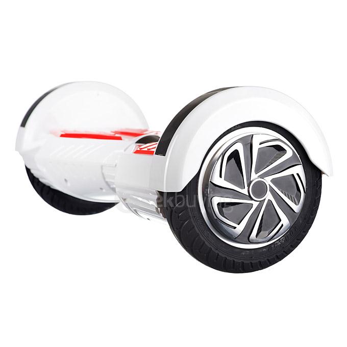 4400MAH Dual Wheels Self Balancing Scooter Electric Drifting Board with LED - White and Red
