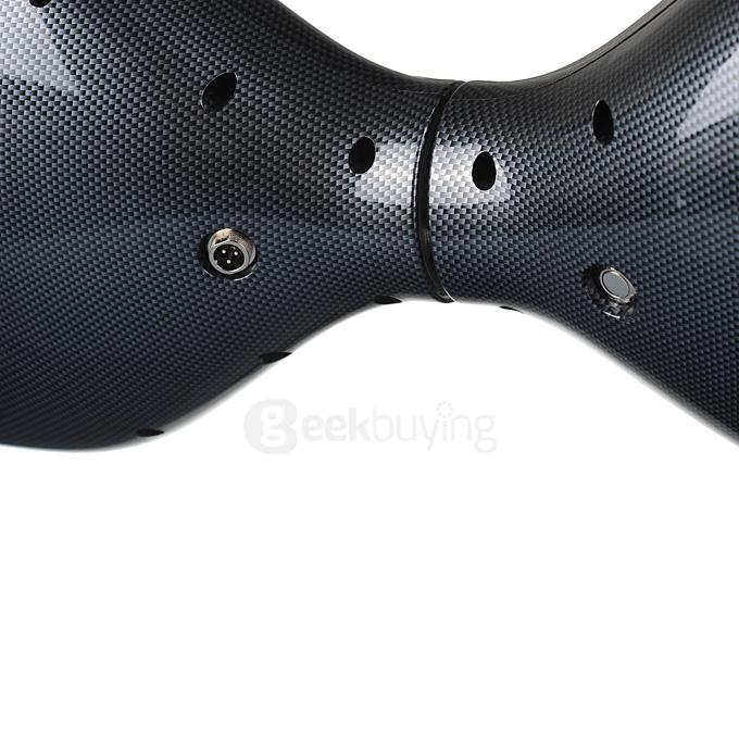4400MAH 10 Inches Off Road Dual Wheels Self Balancing Electric Scooter Drifting Board - Carbon Fiber