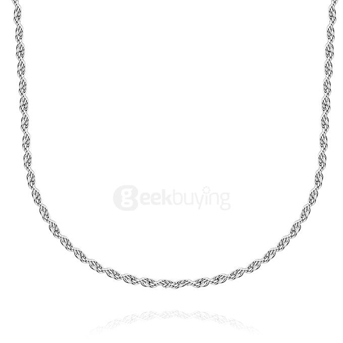 GOMAYA GMYC009-24 Retro 316 Stainless Steel Chain Rolo Punk Retro Necklace Size 2MMX45CM