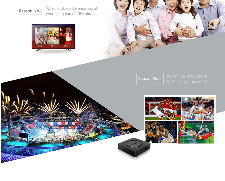 Original Lines TV KODI Pre-installed Authorization HD TV Channels Amlogic S805 Mini PC for Overseas Chinese