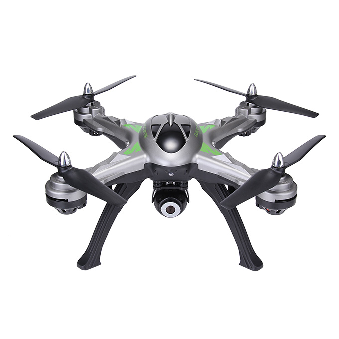 JJRC H25G 720P FPV Video Playback 2.4Ghz 4CH 3D Tumbling CF Mode LED Control Mode 2 RC Quadcopter RTF - Gray