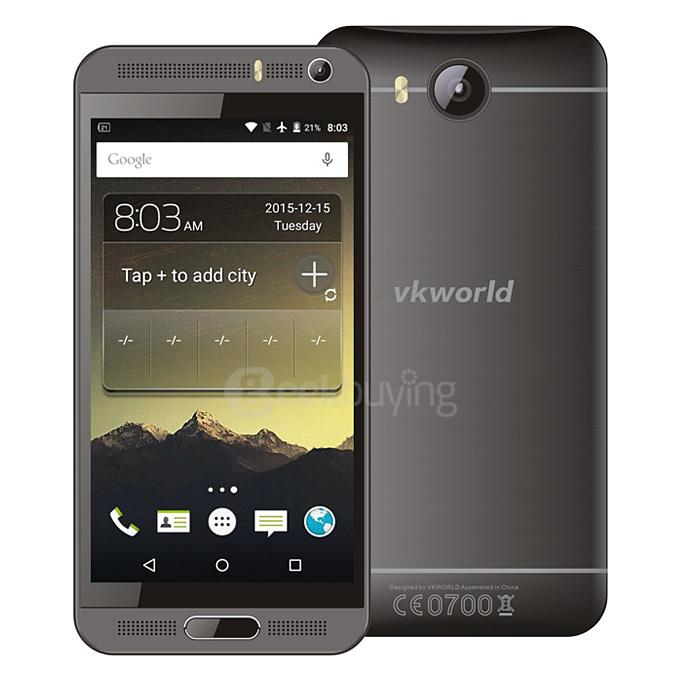 VKWORLD VK800X 5.0inch IPS HD Screen Android 5.1 1GB 8GB Smartphone MTK6580 1.3GHz Quad Core 8.0MP+5.0MP Cameras - Black